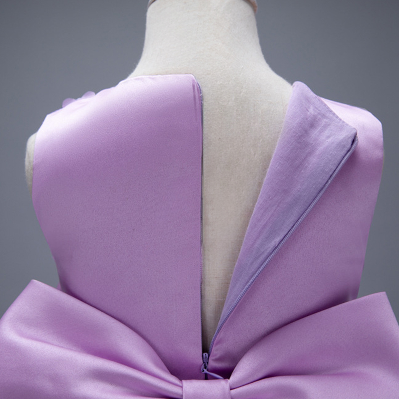 Mesh Bow Rosette Short Sleeve Mid-long Dresses - image 45