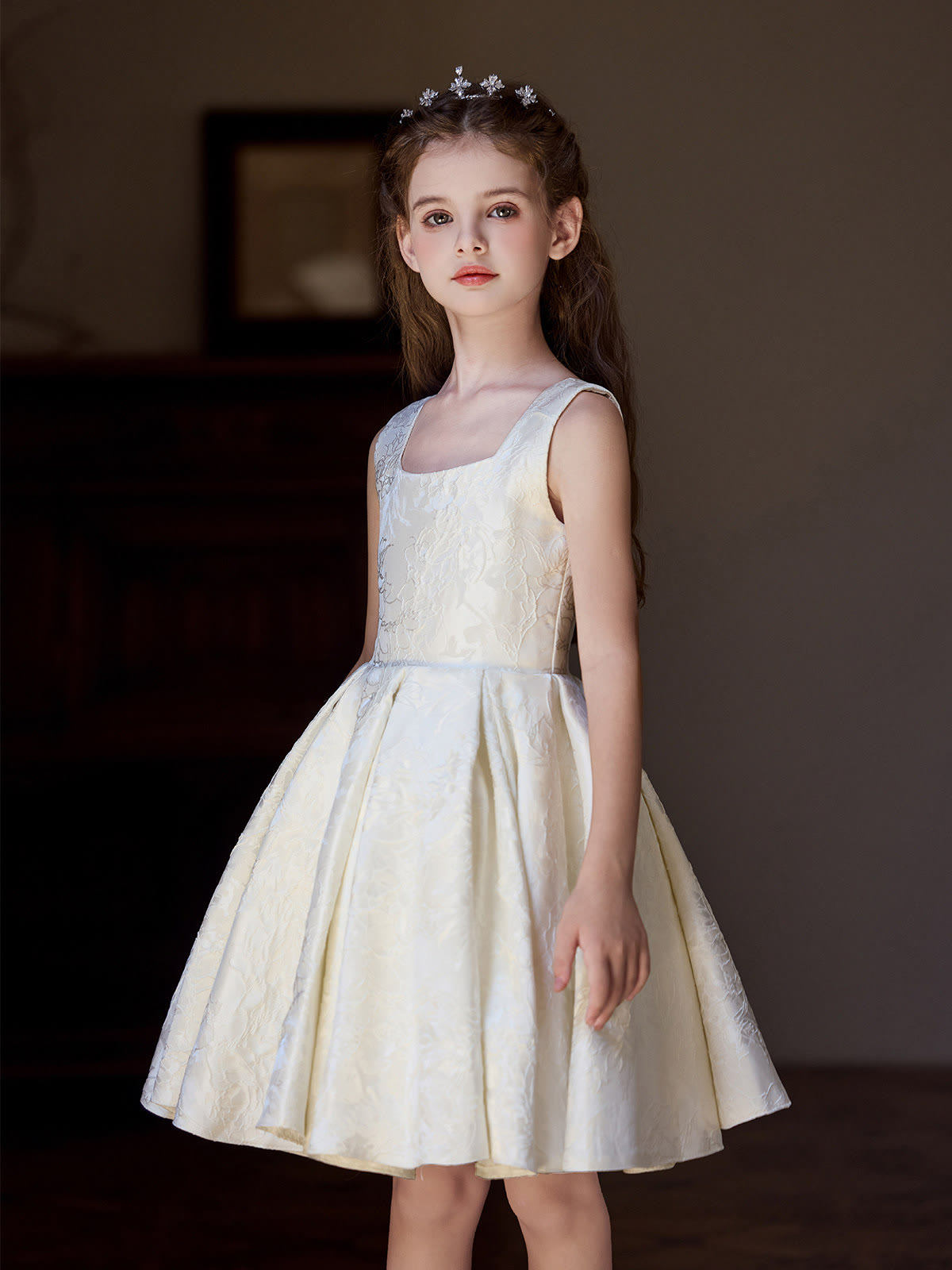Jacquard Sleeveless Midi Dresses - image 4