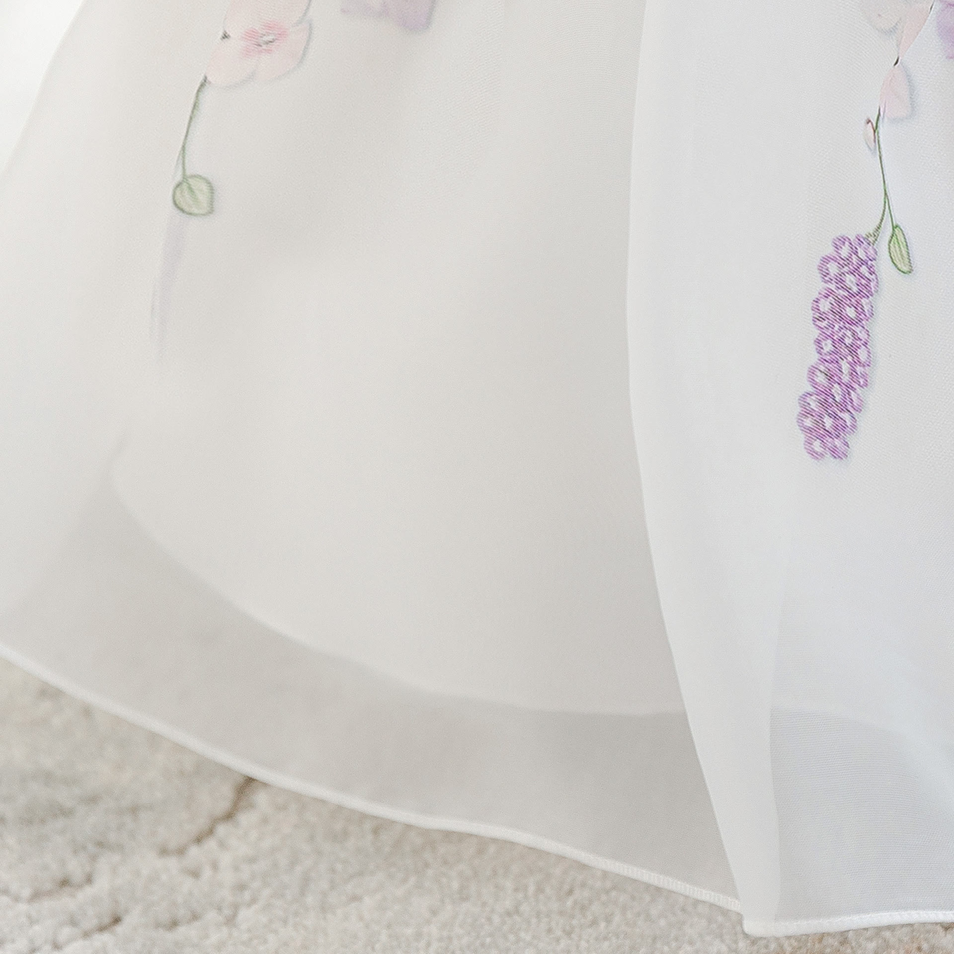 Organza Bow Short Sleeve Midi Dresses - image 10