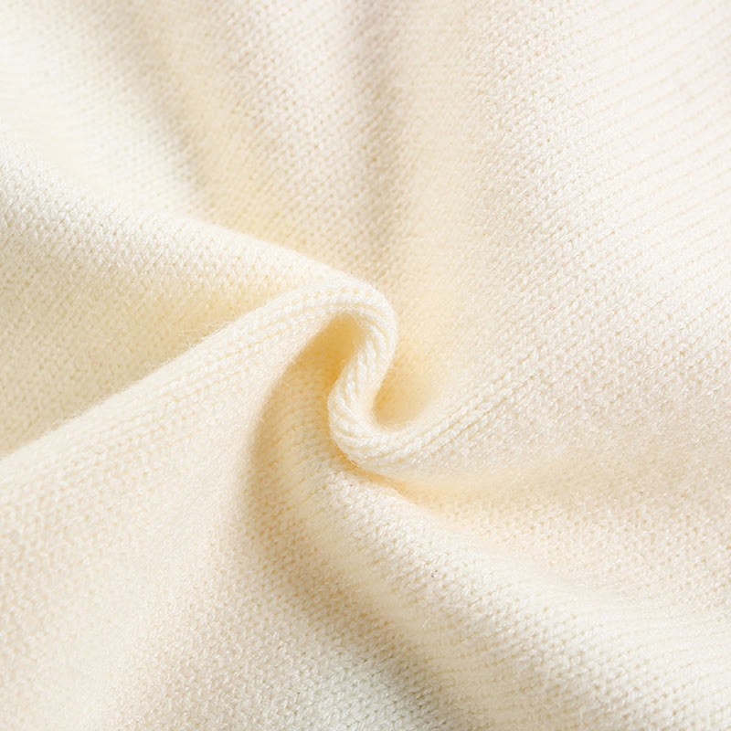 [Archive Sale] Yarn/wool Yarn Embroidery Long Sleeve Regular Two-piece Set - image 9