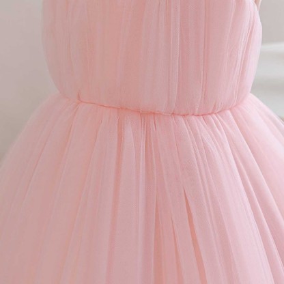 Mesh  Sleeveless Mid-long Dresses - image 5