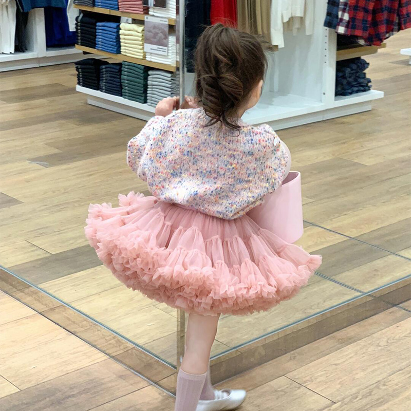 Yarn/wool Yarn Rosette Long Sleeve Regular Tops - image 12