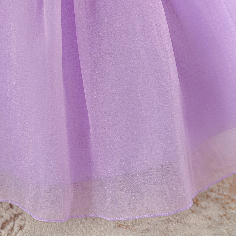 Organza Cotton-Blend Bow Ruched Short Sleeve Regular Dresses - image 15