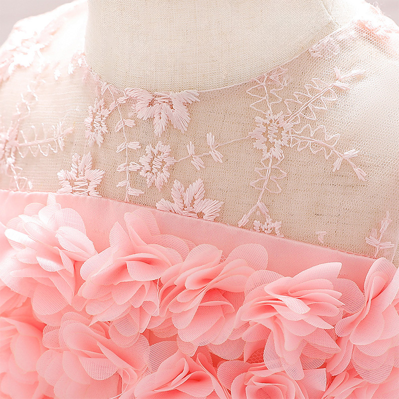 Mesh Rosette Sleeveless Midi Dresses - image 6