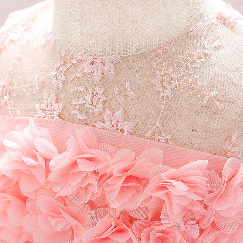 Mesh Rosette Sleeveless Midi Dresses - image 6