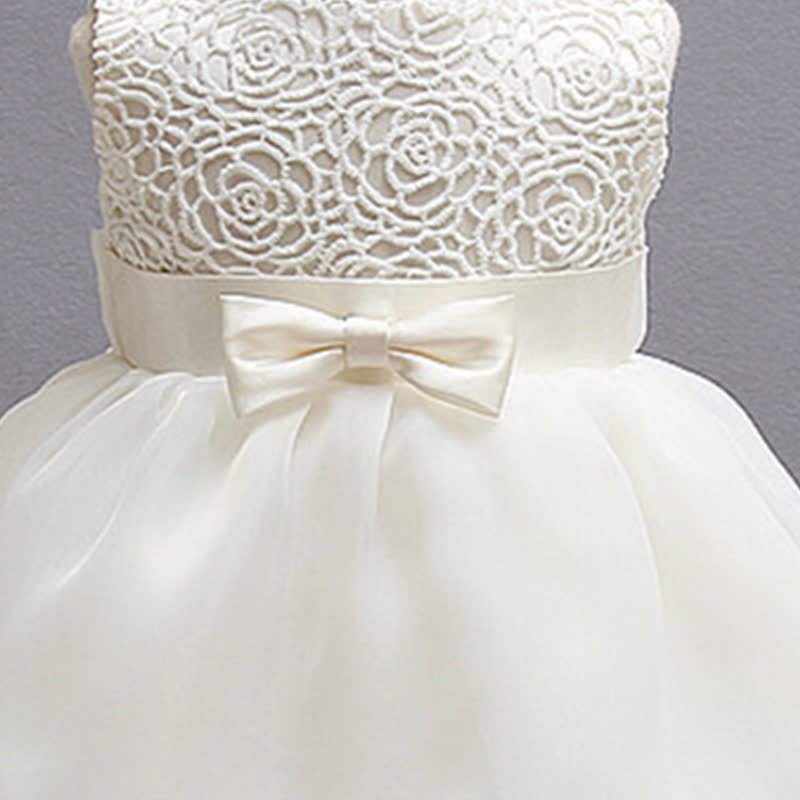 Mesh Bow Sleeveless Midi Dresses - image 7