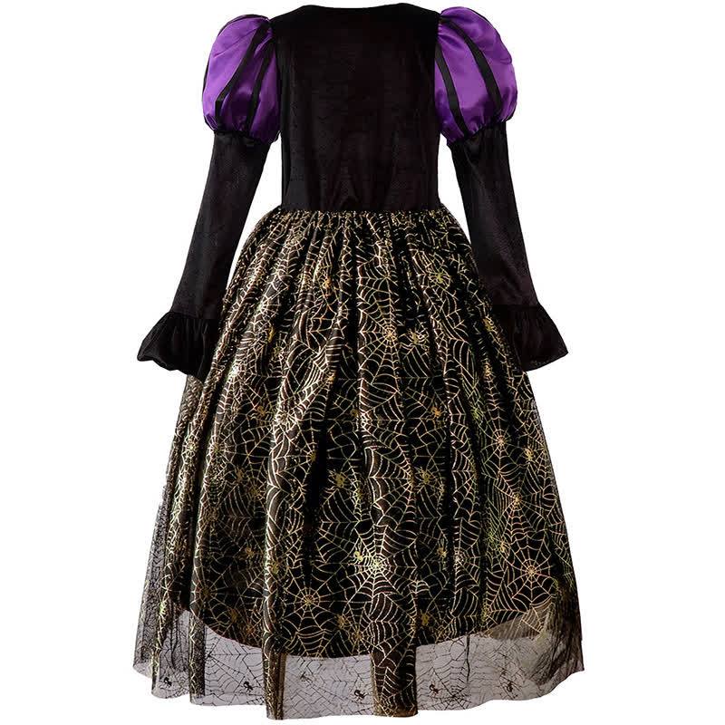 Satin Halloween Painting Maxi Dresses - image 6