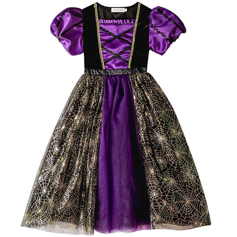 Satin Halloween Painting Maxi Dresses - image 19