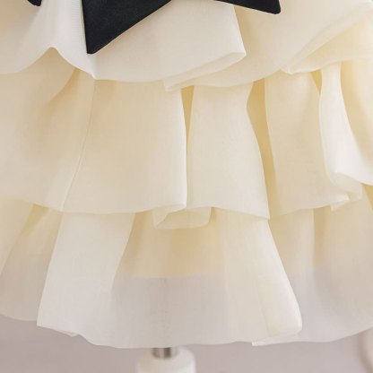 Organza Bow Sleeveless Mid-long Dresses - image 15