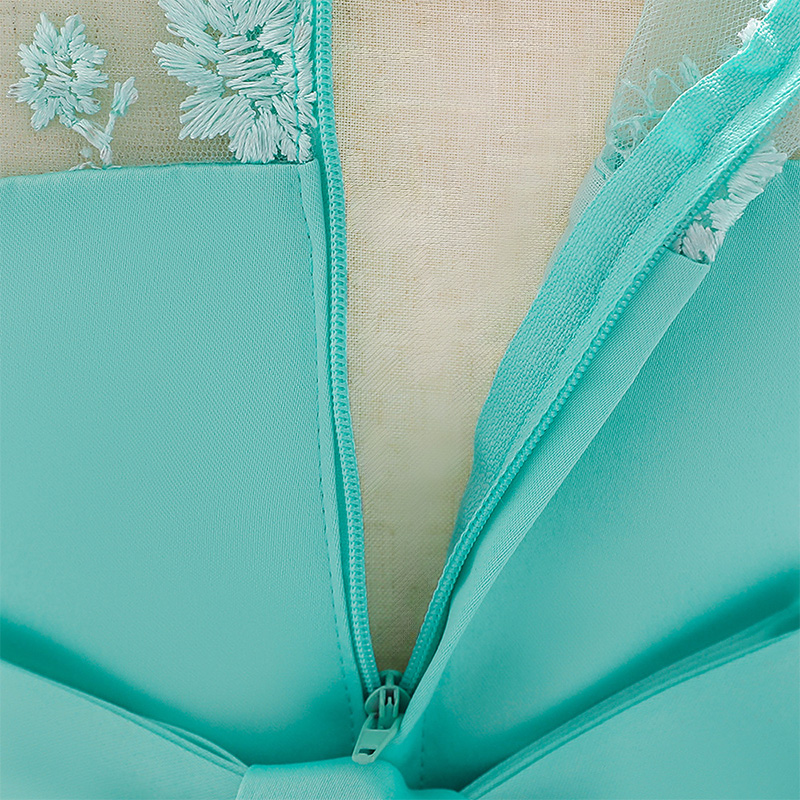 Mesh Rosette Sleeveless Midi Dresses - image 30