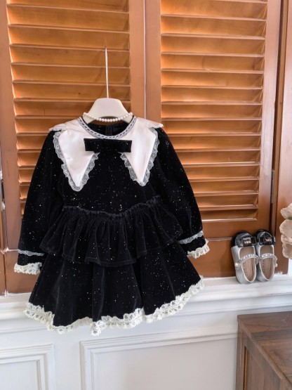 Velvet Bow Sleeveless Short Dresses - image 11