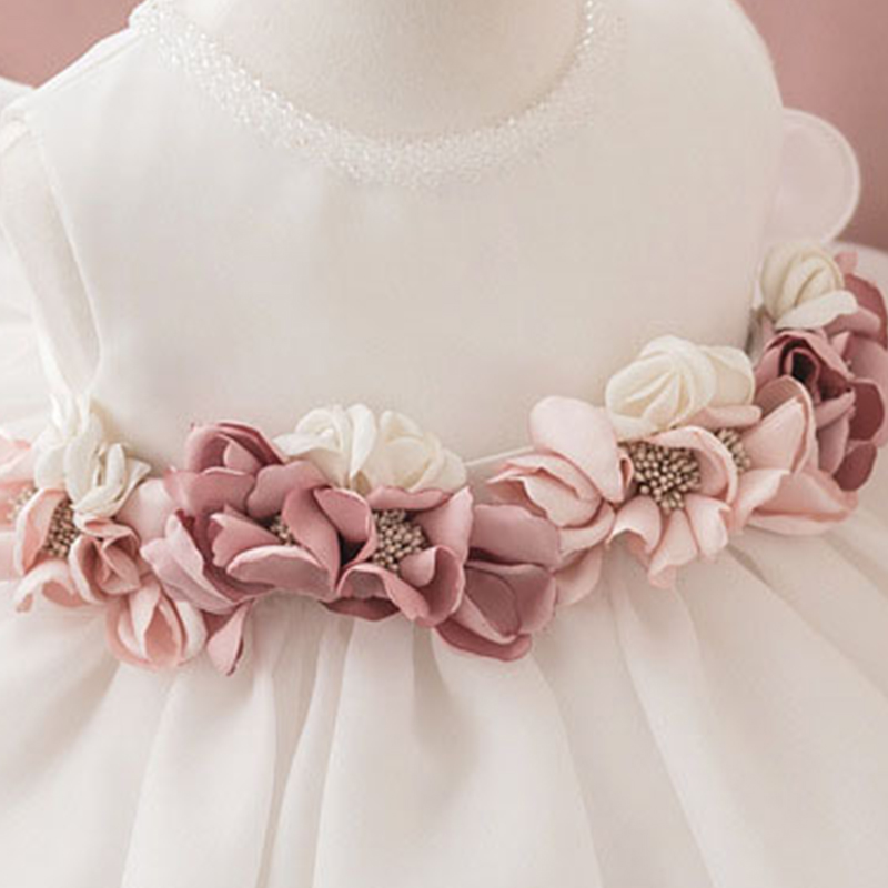 Organza Applique Sleeveless Midi Dresses - image 7