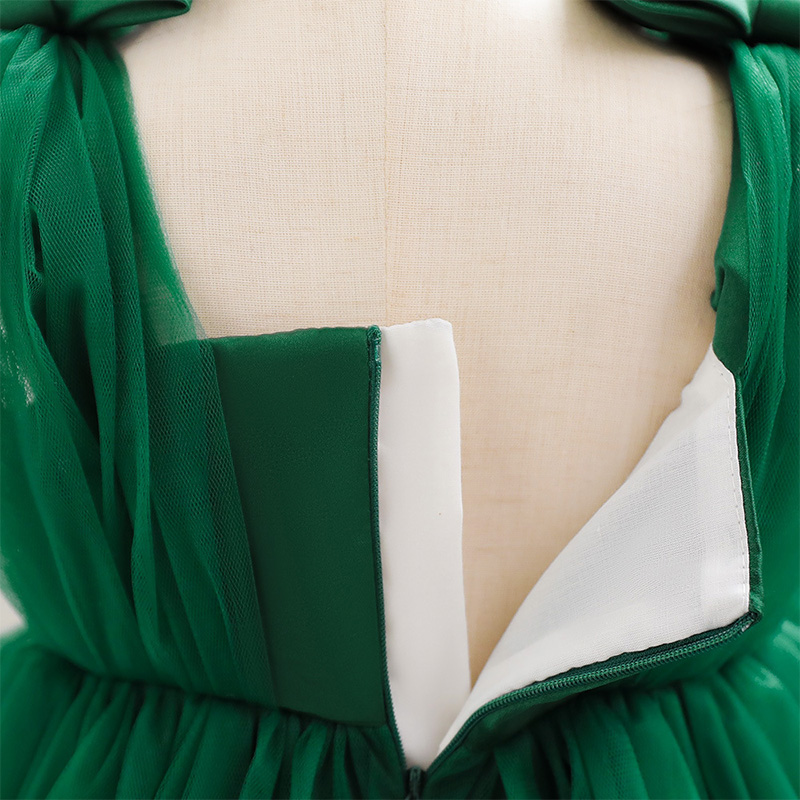 Mesh Bow Sleeveless Midi Dresses - image 26