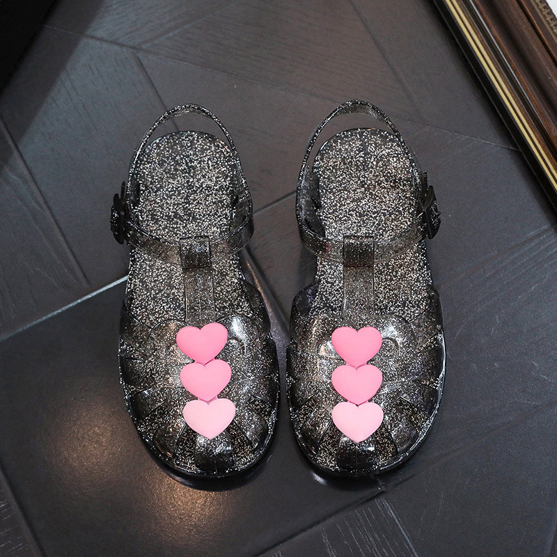 Solid Embellished Round Toe Sandals - image 24