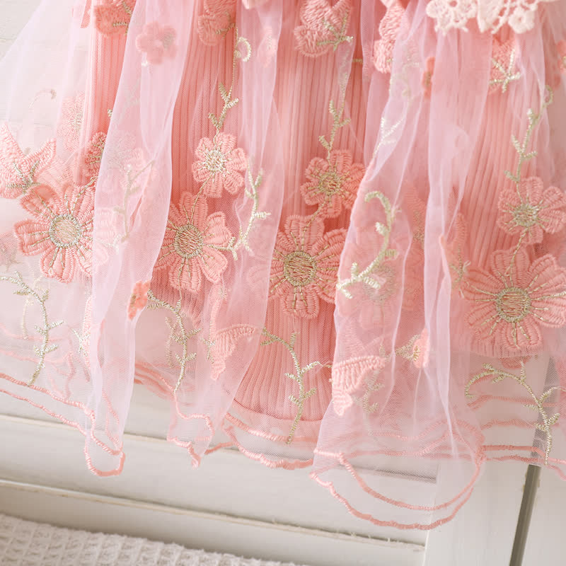 100% Cotton Split Joint Rosette Cap Sleeve Midi Bodysuit - image 18