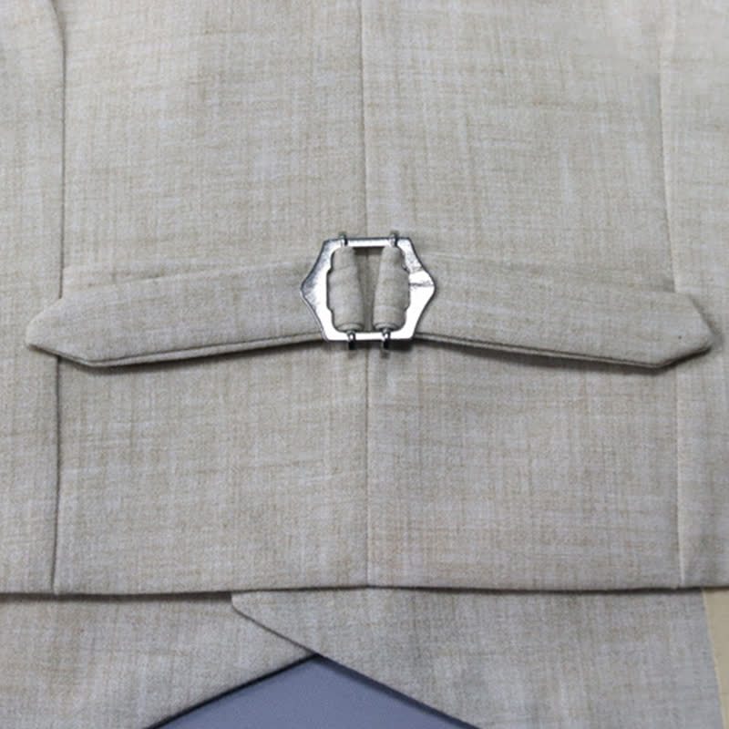 Chemical Fiber Blendlong Sleeveloose5-piece Formal Suit - image 9