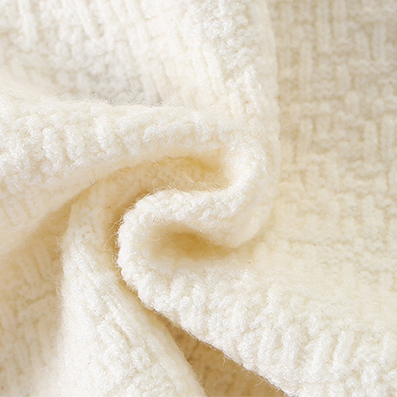 Acrylic Mesh Folds Binding Long Sleeve Regular Two-piece Set - image 8