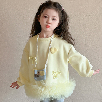 Fleece Pendant Long Sleeves Midi Two-piece Set - image 12