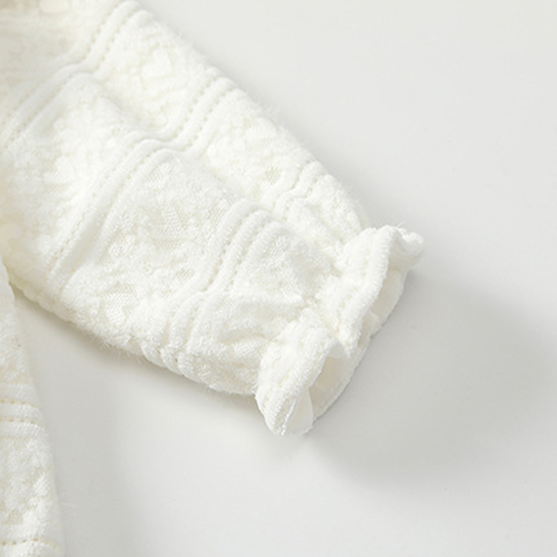 [Archive Sale] Lace Bow Long Sleeve Regular Bodysuit - image 12