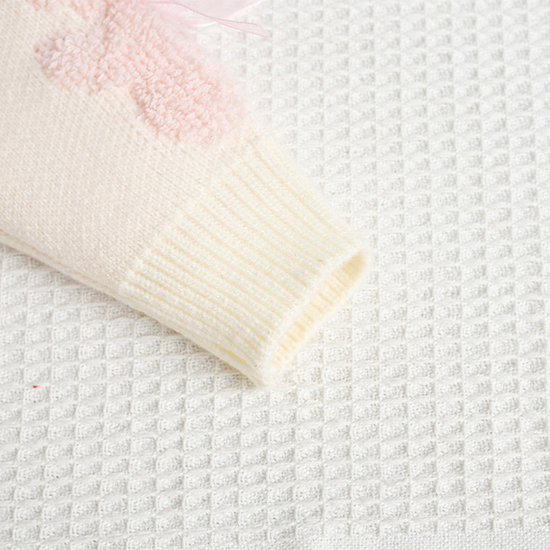 [Archive Sale] Knitwear Little Bear Bow Long Sleeves Midi Two-piece Set - image 13