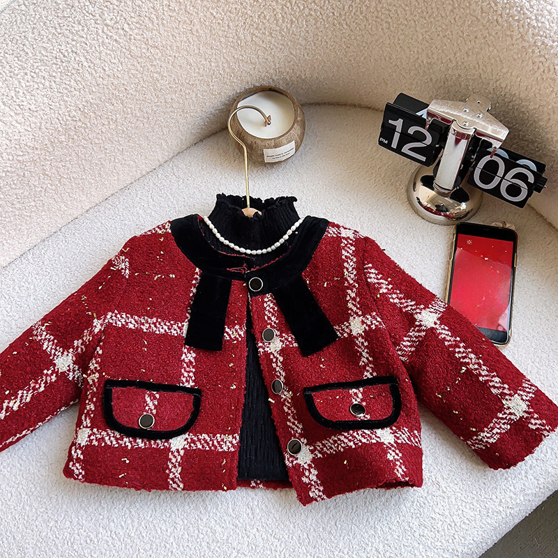 Tweed Buckle Long Sleeve Regular Two-piece Set - image 11