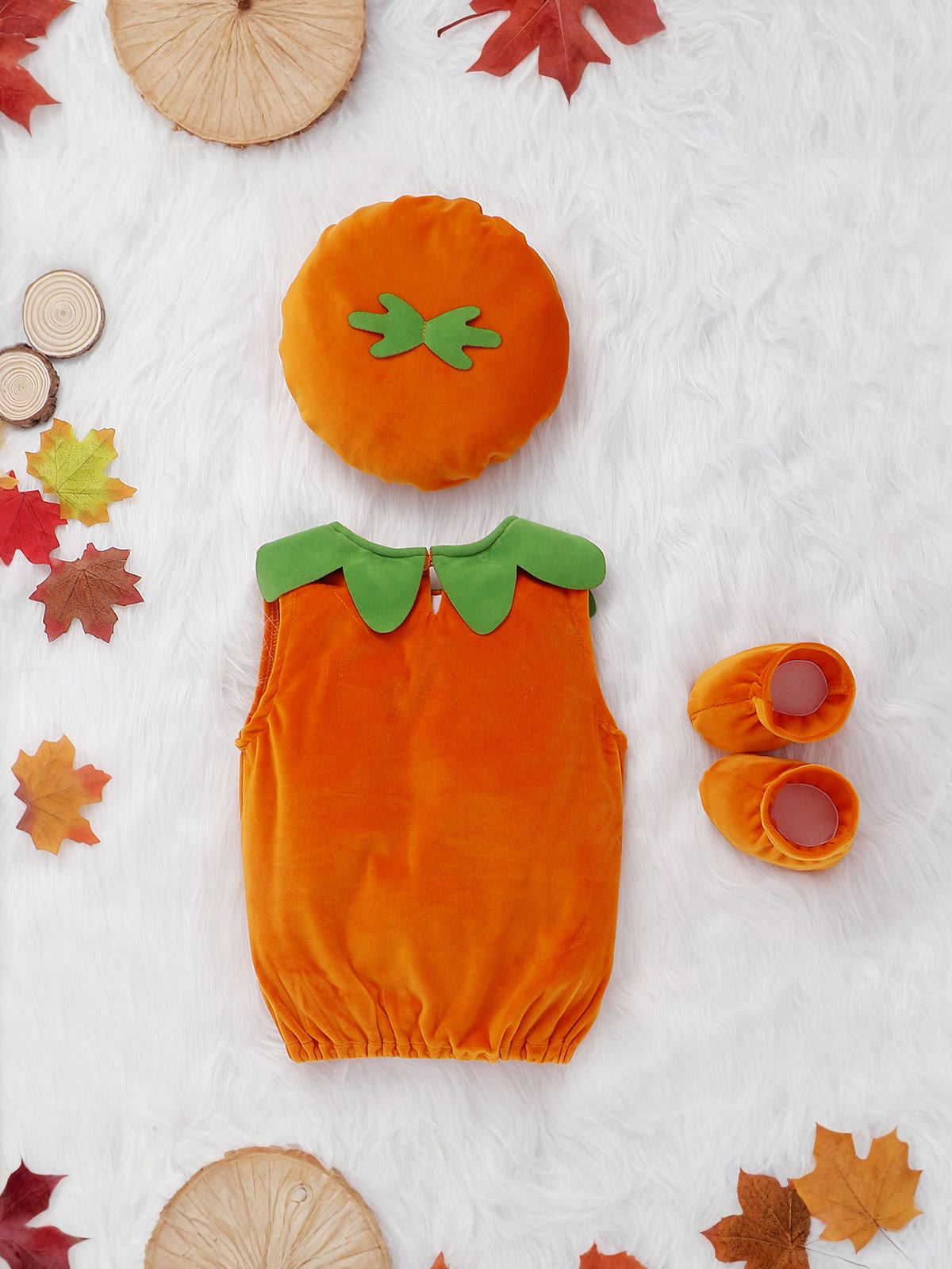 Fluff/granular Fleece Fabric Button Sleeveless Short Three-piece Set - image 10