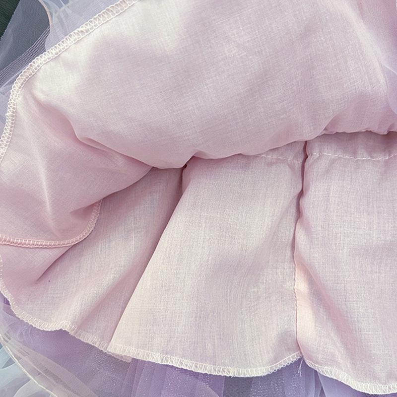 Glitter Folds Bow Sleeveless Regular Dresses - image 10