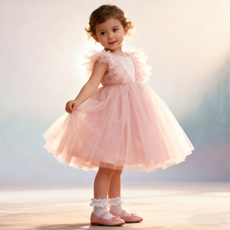 Mesh Folds Sleeveless Midi Dresses - image 13