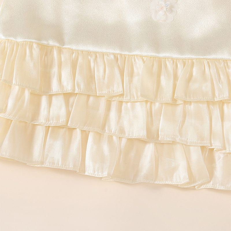 Satin Rosette Sleeveless Midi Dresses - image 11