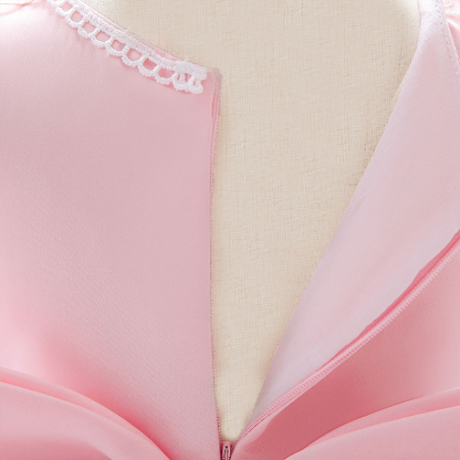 Satin Bow Sleeveless Midi Dresses - image 14