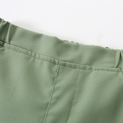 Cotton-Blend Bow Regular Sleeve Regular Formal Suit - image 17