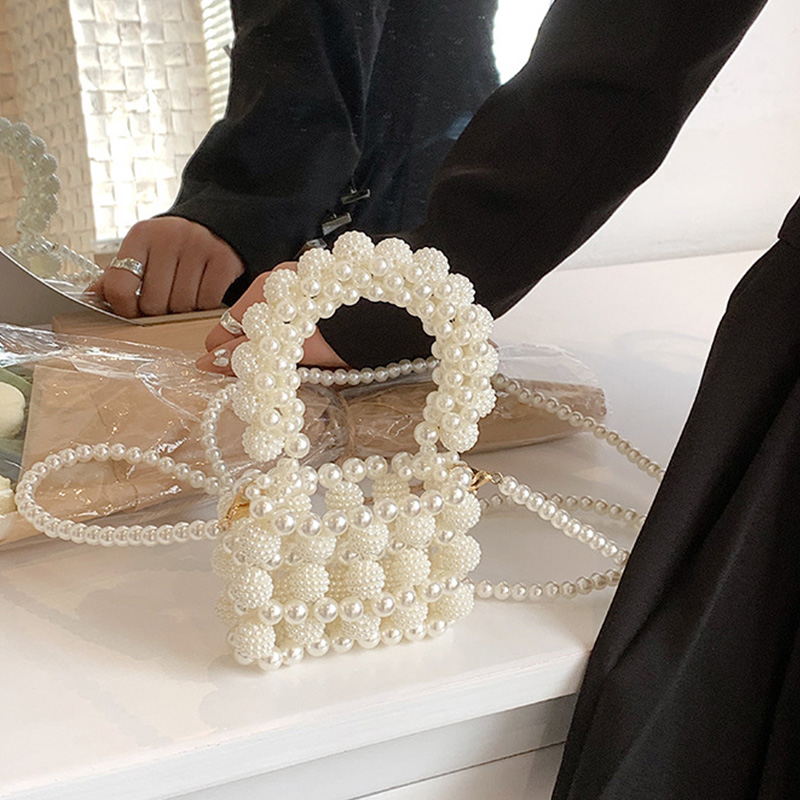 Solid With Pearls Bags - image 17