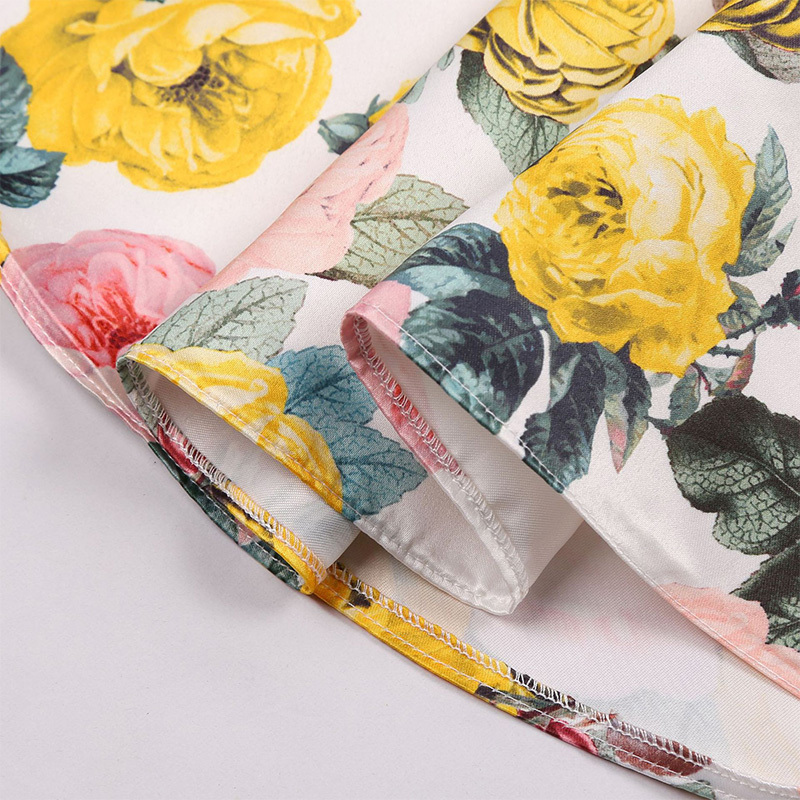 Satin Bow Short Sleeve Midi Dresses - image 33