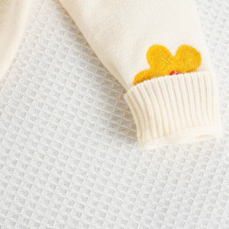 [Archive Sale] Yarn/wool Yarn Embroidery Long Sleeve Regular Two-piece Set - image 7