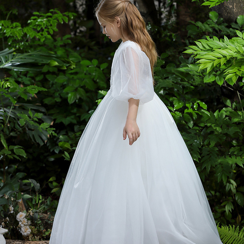 Mesh Folds Bow Sleeveless Regular Dresses - image 8