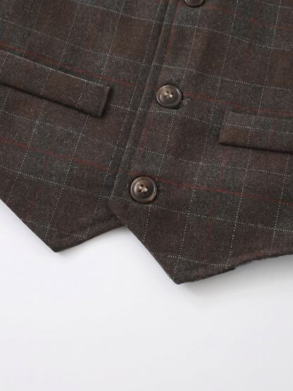 Cotton Bow Long Sleeve Regular 3-piece Formal Suit - image 24