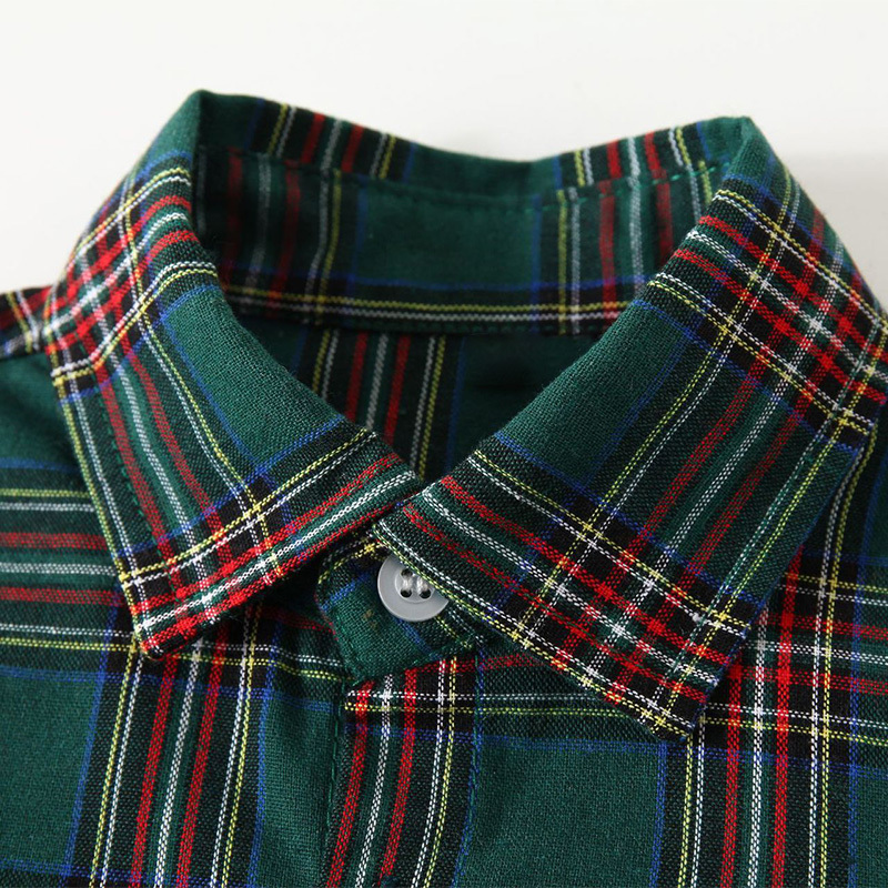 Cotton-blend Bow Overalls Long Sleeve Regular Two-piece Set - image 14