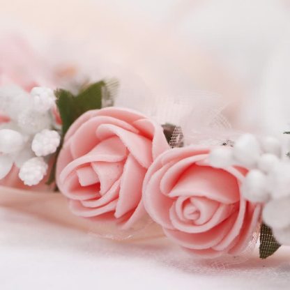 Solid Rosette Wrist Corsage - image 6