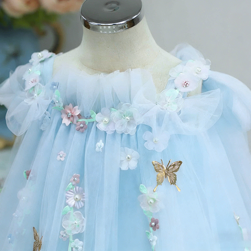 Satin & Organza Imitation Pearls Gathered Sleeveless Short Dresses - image 11