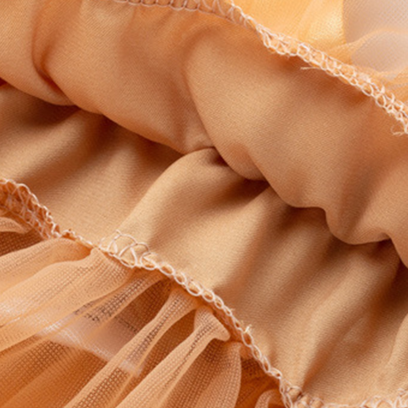 Mesh Folds Bow Short Skirts - image 14