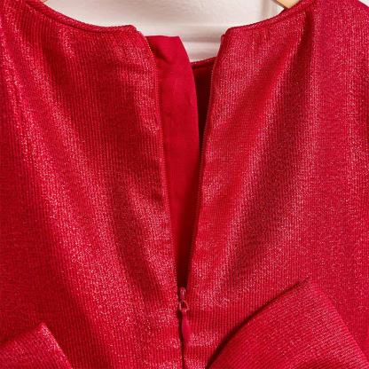 Twill & Mesh  Sleeveless Mid-long Dresses - image 39