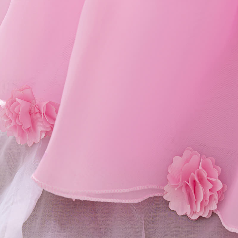 Organza Bow Rosette Maxi Dresses - image 17