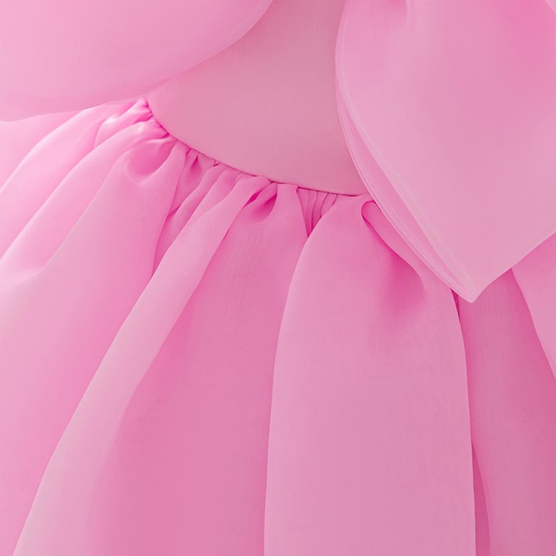 Organza Bow Rosette Maxi Dresses - image 15