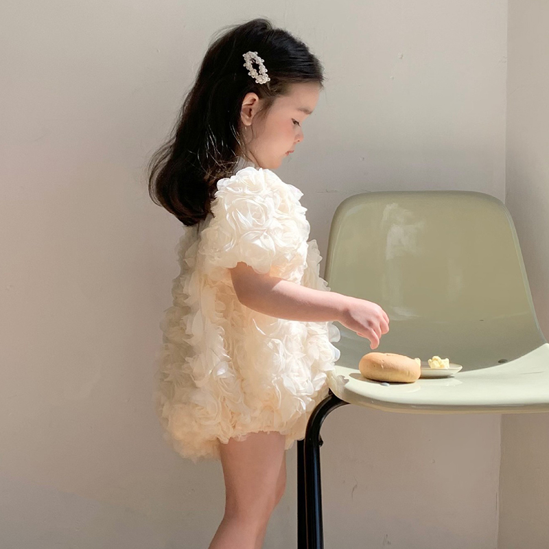 Cotton Rosette Short Sleeve Regular Bodysuit - image 14