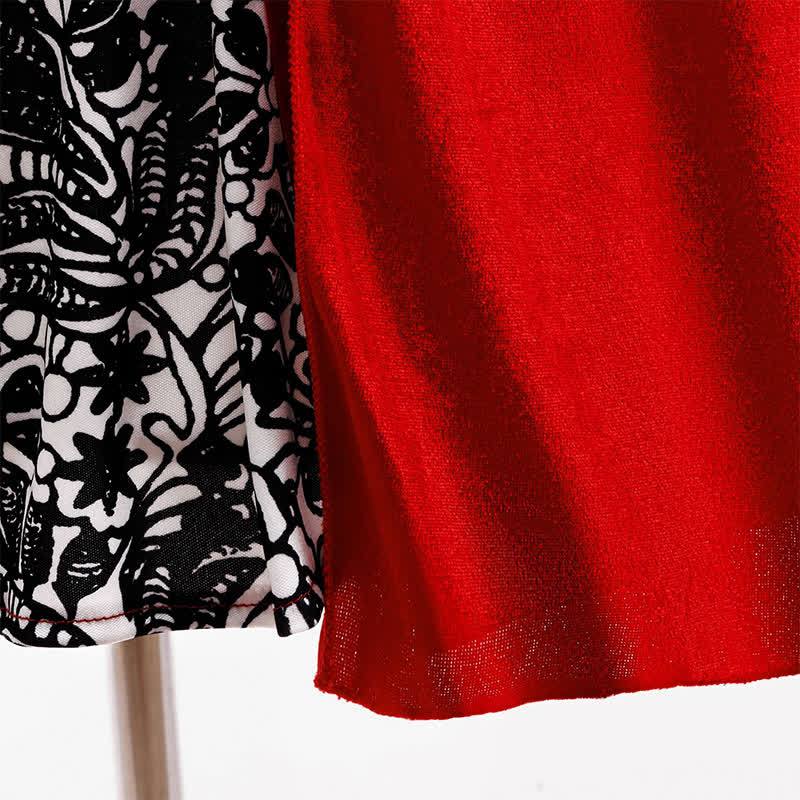 Chemical Fiber Blend Split Joint Sleeveless Maxi Two-piece Set - image 10