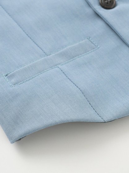 100% Cotton Bow Regular Sleeve Formal Suit - image 31