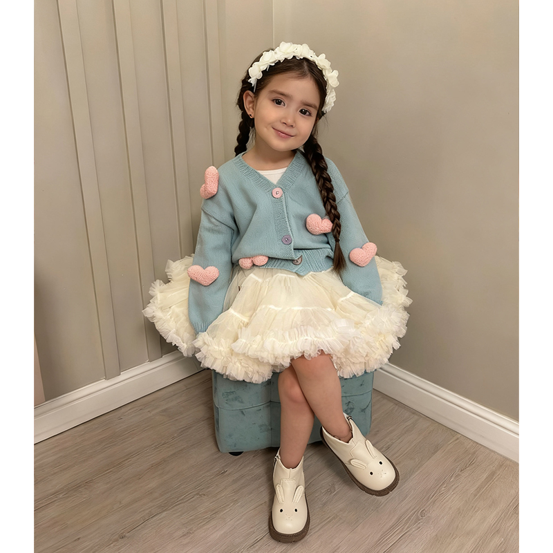 Knitwear Rosette Long Sleeve Midi Two-piece Set - image 4