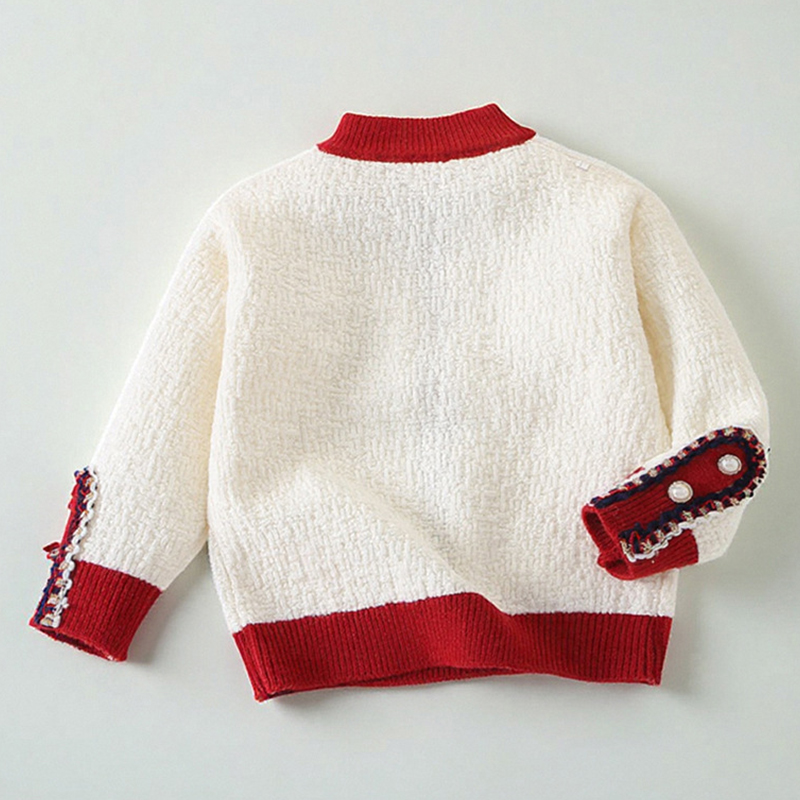 Acrylic Mesh Folds Binding Long Sleeve Regular Two-piece Set - image 6