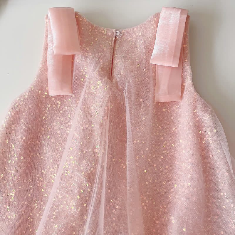 Chemical Fiber Blend Sequins Sleeveless Midi Dresses - image 11