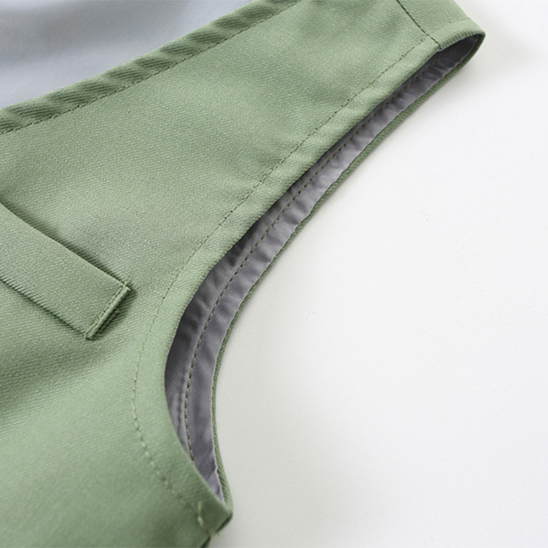 Cotton-Blend Bow Regular Sleeve Regular Formal Suit - image 11